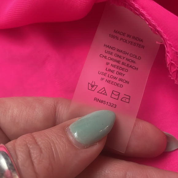 Vince Camuto bright neon pink tank top Size M - Picture 4 of 6